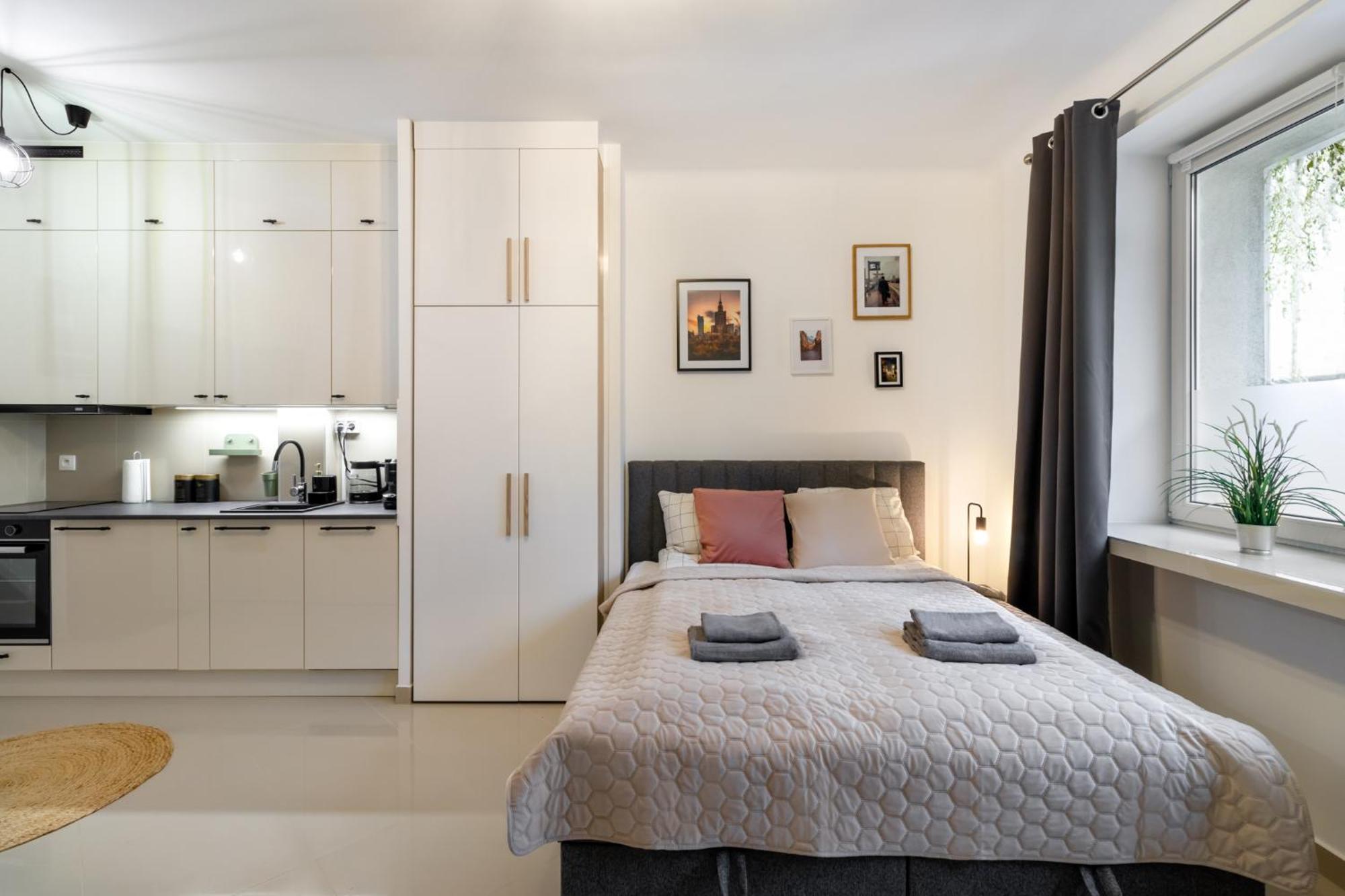Golden Apartments Warsaw-Cozy Studio-Old Town&Orla Buitenkant foto